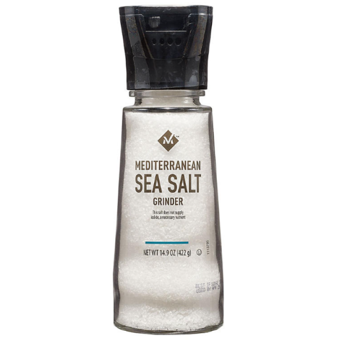 MM Mediterranean Sea Salt Grinder 14.9oz Each