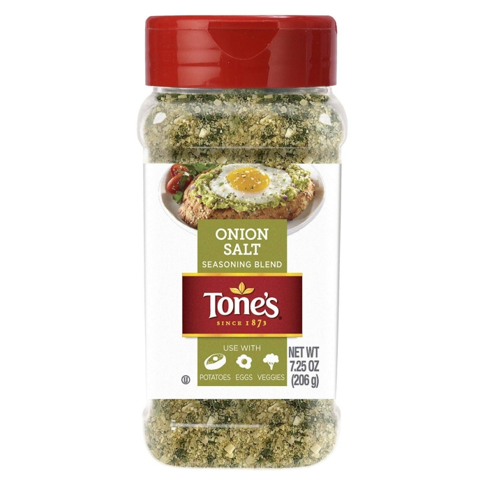 Tones Onion Salt Seasoning Blend 7.25oz